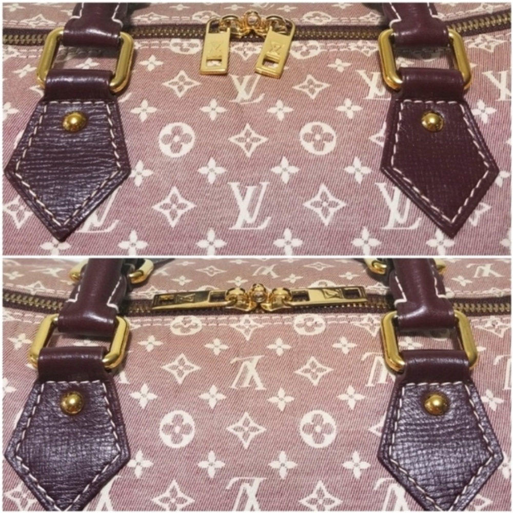 Louis Vuitton Burgundy Idylle Speedy Bandolier 30 Monogram Bag - Picture 9 of 15
